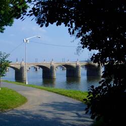 Market Street Bridge über den Susquehanna River.