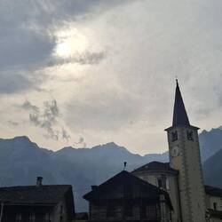 Smoke filled skies