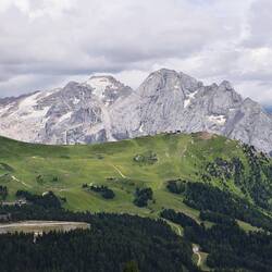 Marmolada-Gruppe mit Cirelle-Massiv