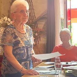 Fête d'anniversaire de Marie Jo, ma marraine (90 ans, ça se fête !)