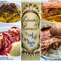 A delicious lunch — Alleghe, Italy.