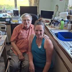 ...with great company 🥰 Wonderful to spend time with Uncle Bill ❤️