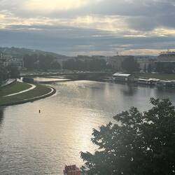 Die Weichsel, Blick vom Wawel