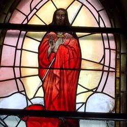 Christus im Fenster