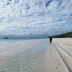 En lille smule solskin inden kursen sættes mod Hervey Bay igen