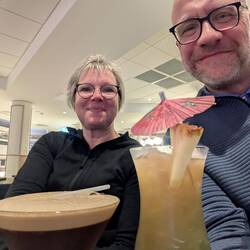 Drinks og rugby i Sejlklubben