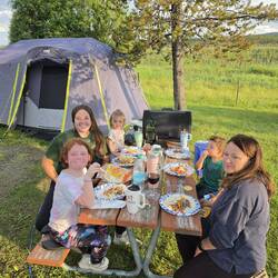 Campground dinner