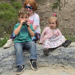 Taking a break in Yellowstone