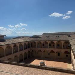 Cloisters at the basilica