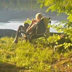 Schön am See den Tag ausklingen lassen