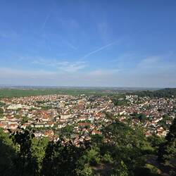 Blick auf Bad Dürkheim