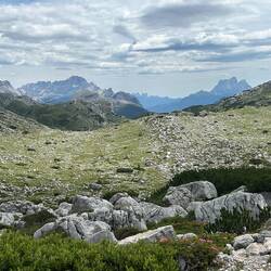 Panorama an der Sennes Hütte
