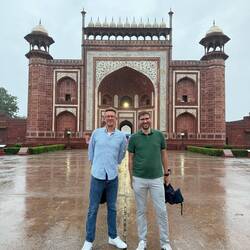 Das Taj Mahal ist das berühmteste Bauwerk der Mogulzeit.