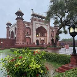 Seit 1983 gehört das Taj Mahal zum UNESCO-Welterbe.