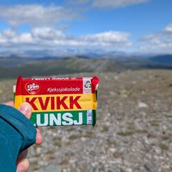 Das bessere KitKat und für Norweger DAS Pflichtfutter am Berg. Gefällt! 😋🤤
