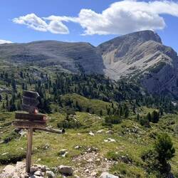 Hinten ist schon der Seekofel im Bild