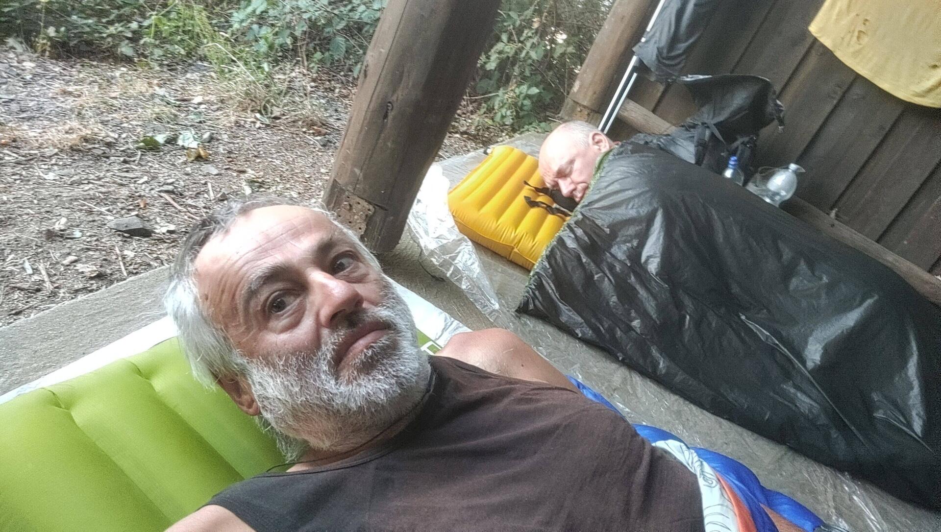 AlbHiker und ich am Morgen