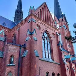 Die neugotische Gustav Adolfs Kyrka gehört zu den schönsten Kirchen Nordschwedens.