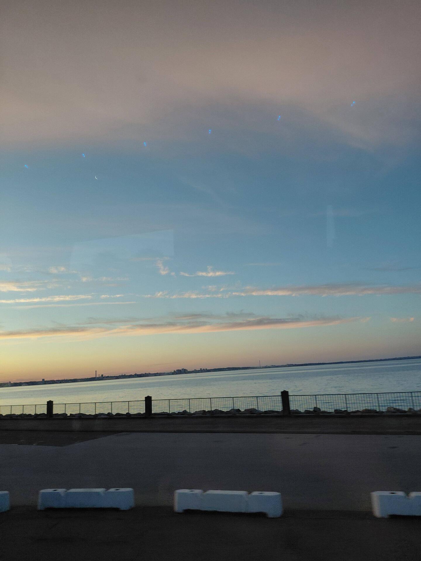 Sonnenaufgang kurz vor Fährüberfahrt nach Schweden