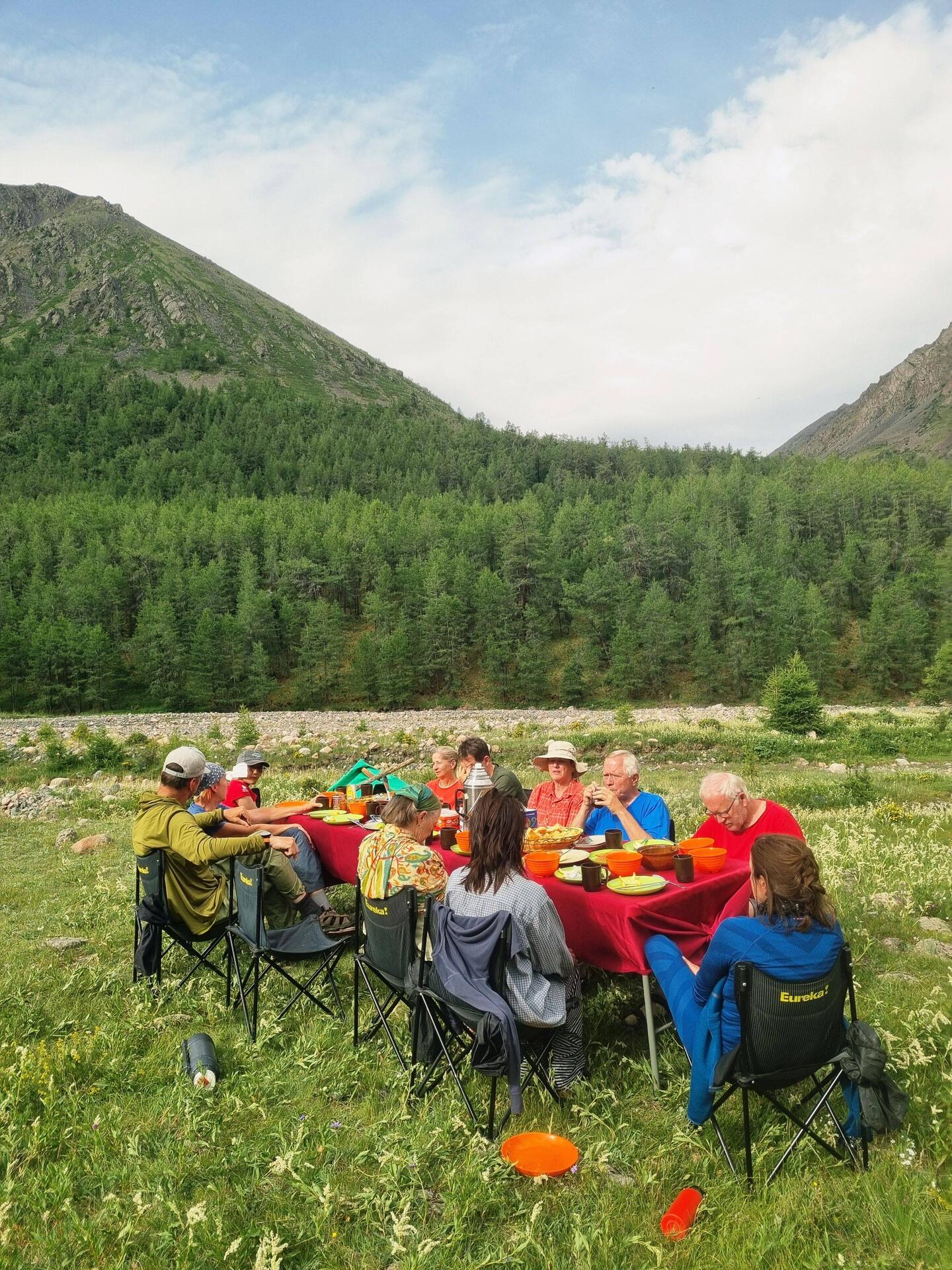 Sonntags-Brunch in der Wildnis