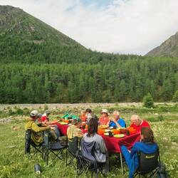 Sonntags-Brunch in der Wildnis