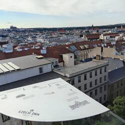 View from the rooftop terrace