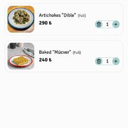 Das haben wir über die App bestellt 😎