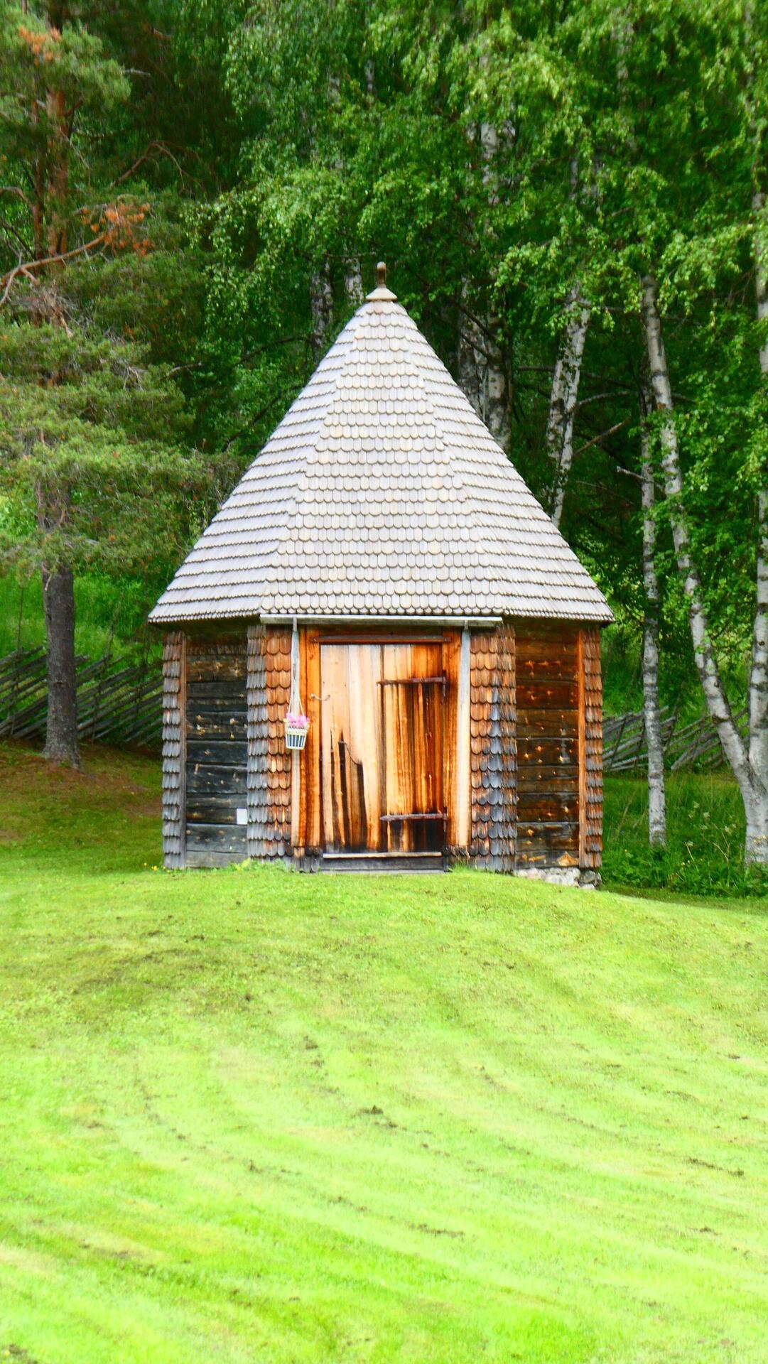The pilgrim meditation hut at Pilgrimsgard