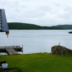 My view of the lake for the night