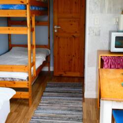 Inside my little cabin.