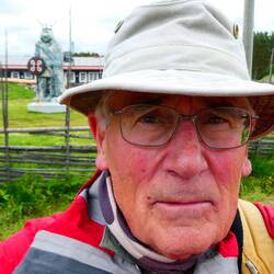 In front of Camp Viking