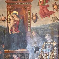 This church was a little weird. Floating heads are cherubs??