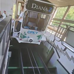 Funicular up to the watch tower