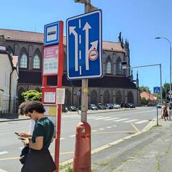 Waiting for the bus