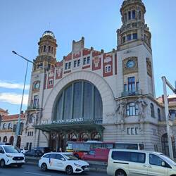 Prague train station