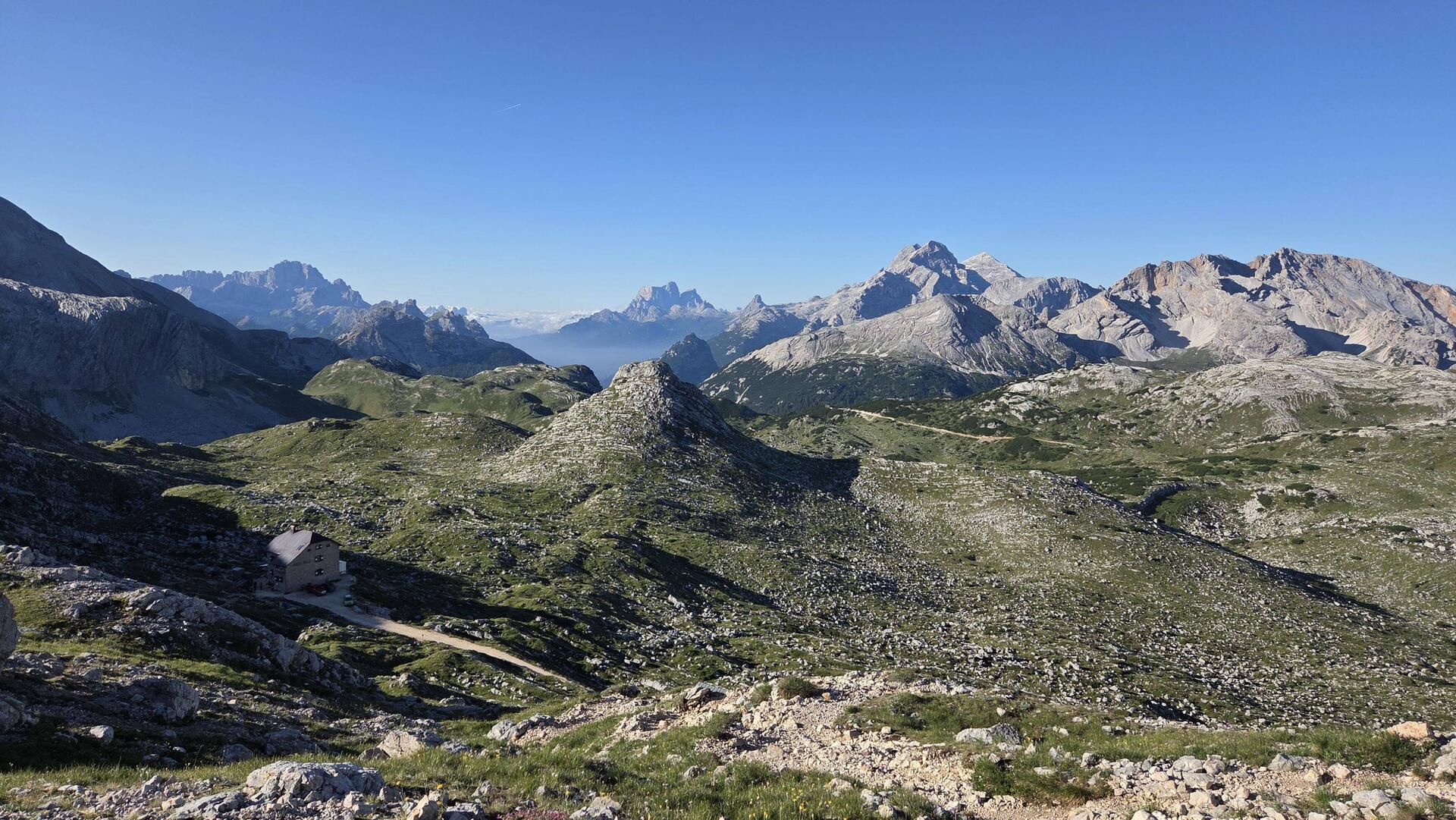 Noch einmal ein Blick auf die fantastische Aussicht am Morgen