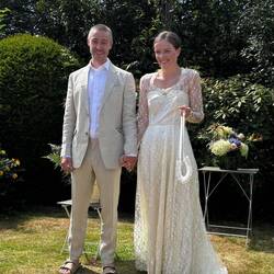 The happy couple