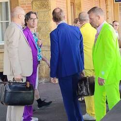 Us Aussies wondered if they were the Czech Wiggles?..with handcuffs!!
