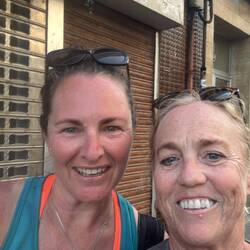 My walking partner this time - Kim