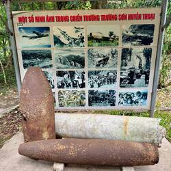 Vestiges de la guerre avec les États-Unis.
