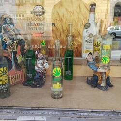 You can even drink cannibas. Absinthe is also famous here.