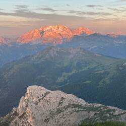Sonnenaufgang auf der Marmolada