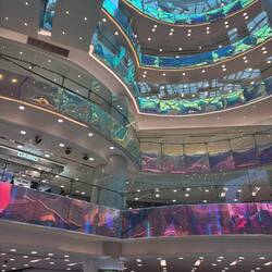One of the malls we explored today
