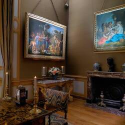 The inside was superbly furnished