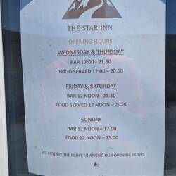 The Star Inn opening times
