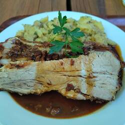 lecker Krustenbraten - Hikerportion 😋