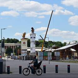 Theresienwiese - the Oktoberfest site - in July