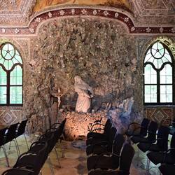Weird shell grotto/chapel in Magdalenenklause