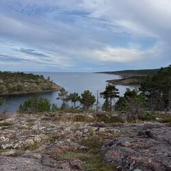 Die geteilte Insel von oben