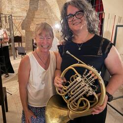 Also lovely to have my lifelong friend Wendy in the front row!
